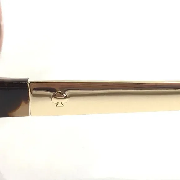 Kate Spade Sunglasses ANNJANETTE/S 0T4LA Gold Pink Tortoise Frames Brown Lens - Picture 6 of 11